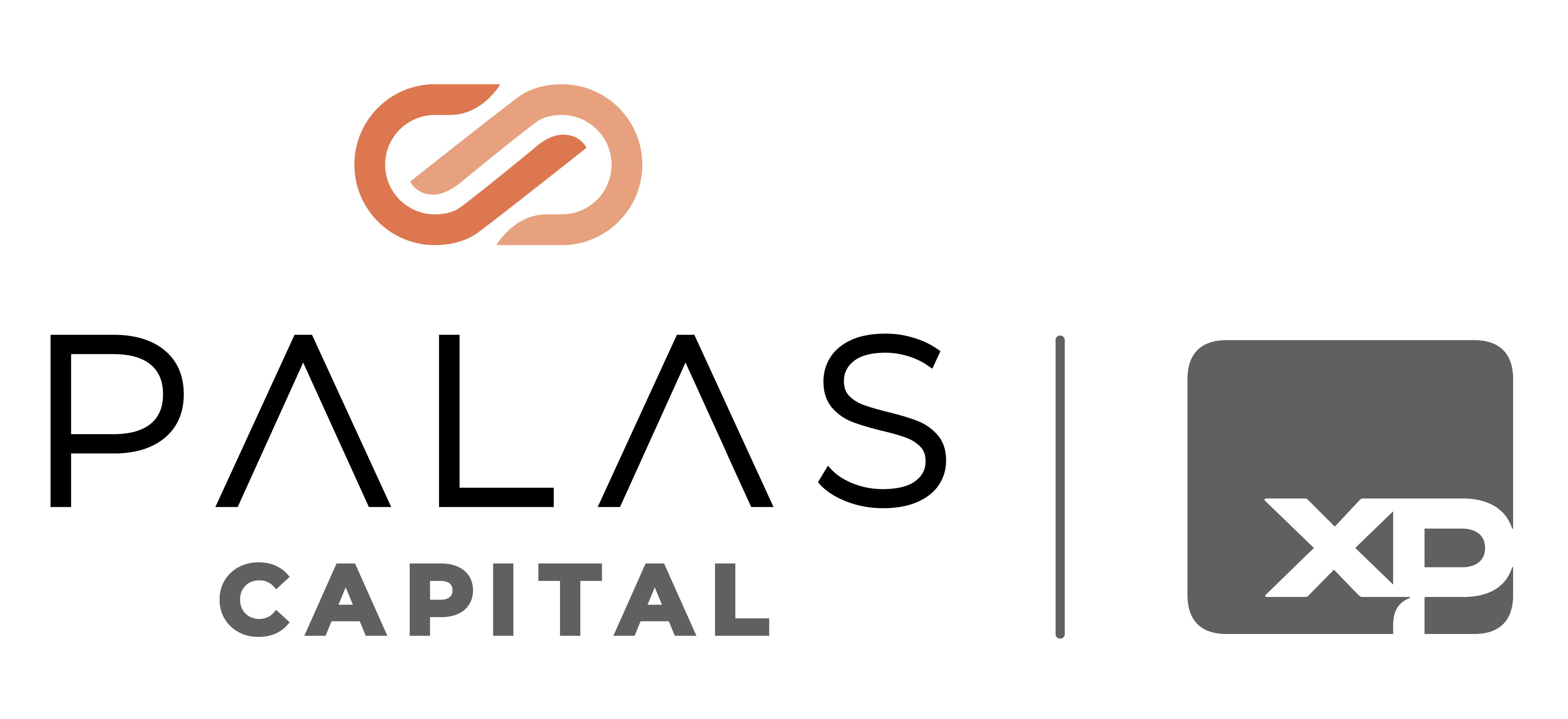 logo da empresa junto do logo da XP investimentos